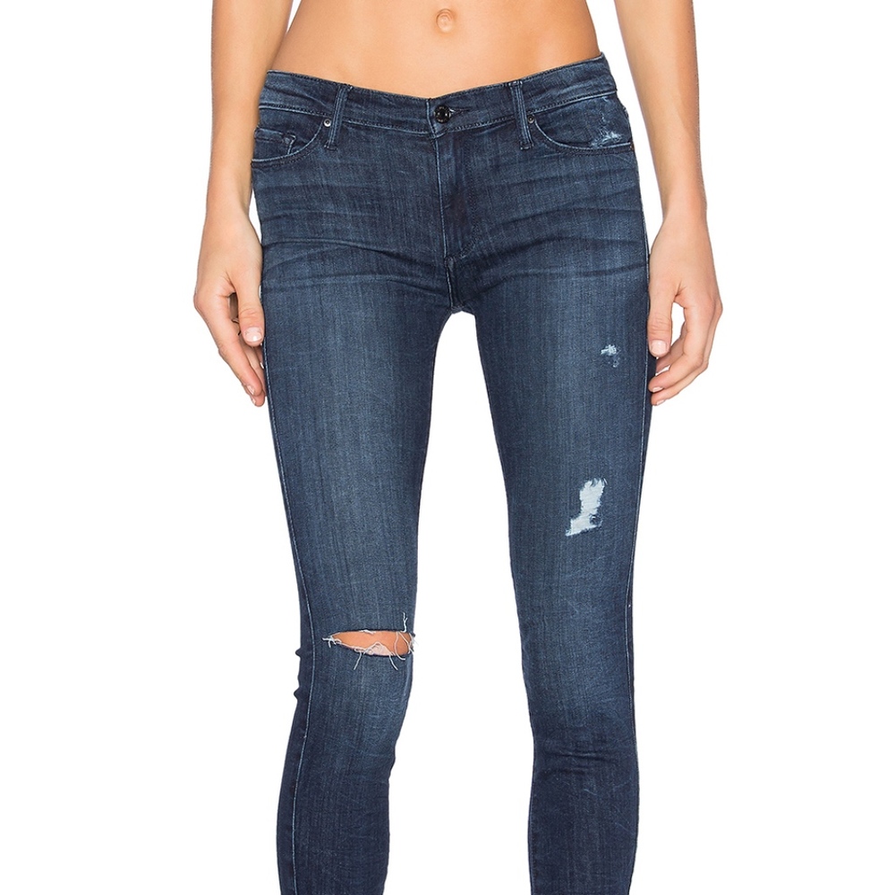 Black Orchid Noah Ankle Fray